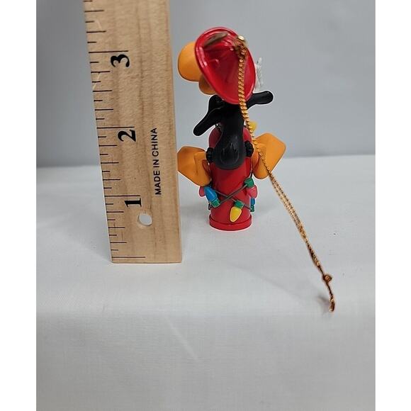1996 Vintage Looney Tunes Collectible Ornament DAFFY DUCK w/ Fire Extinguisher - Picture 4 of 4